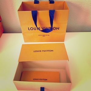 Louis Vuitton small shopping bag and box